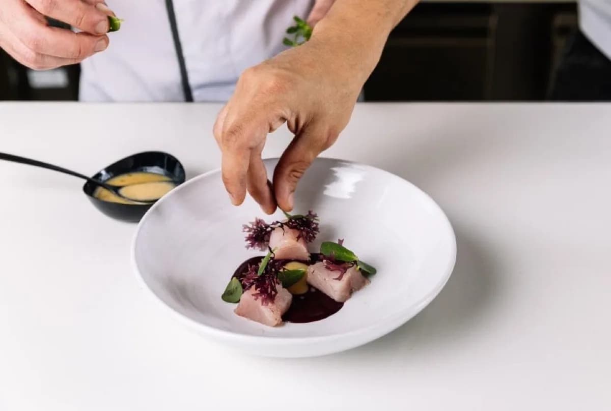 Emplatado en las cocinas del GOe